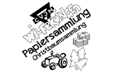 Papier- und Christbaumsammlung